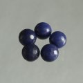 Jadeit kulka fasetowana 10 mm niebieski